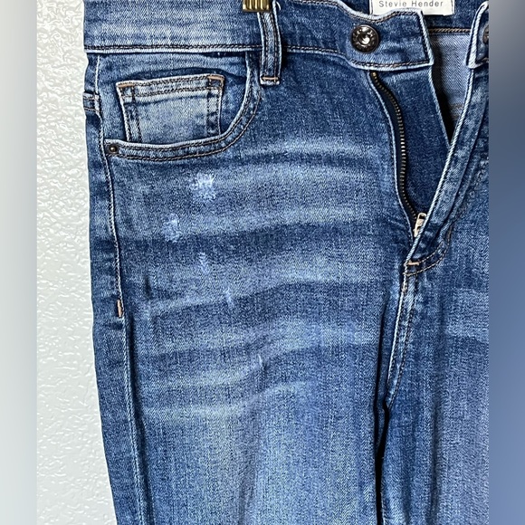 Stevie Hender Denim Distressed Skinny Jeans - Picture 6 of 8